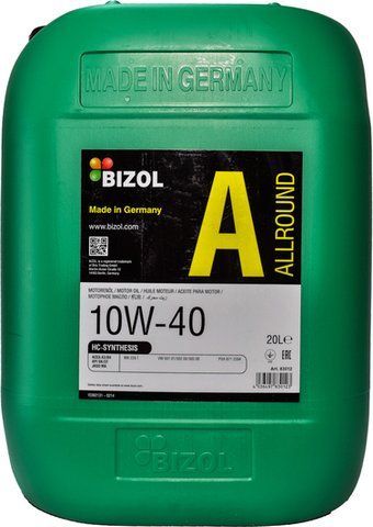 Bizol Allround 10W-40 20 л, (83012) моторное масло фото