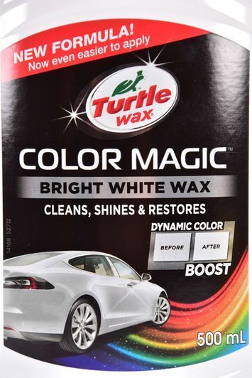 Кольоровий поліроль Turtle Wax Color Magic Bright White Wax білий фото
