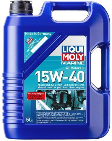Liqui Moly Marine 15W-40, 5 л (25016) моторное масло 4T фото