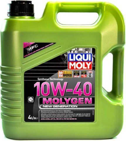 Liqui Moly Molygen New Generation 10W-40 4 л, (9060) моторное масло фото