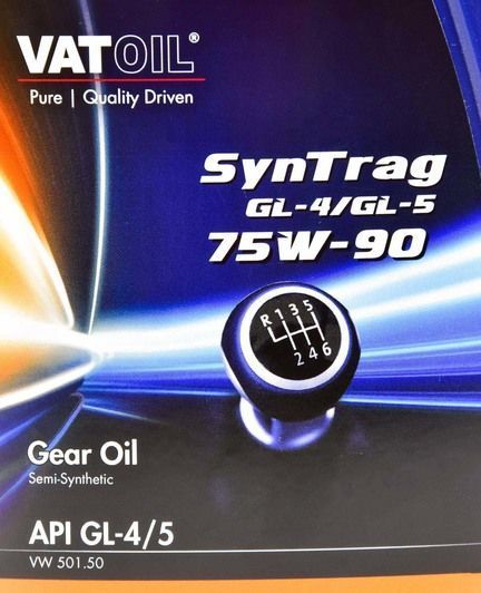 Vatoil SynTrag GL-4 / 5 75W-90, 1 л (50095) полусинтетическое трансмиссионное масло фото