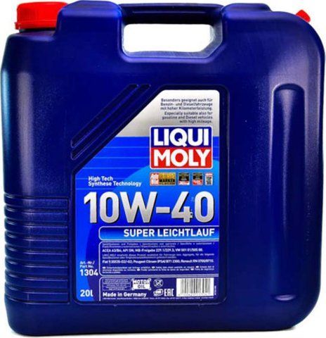 Liqui Moly Super Leichtlauf 10W-40 20 л, (1304) моторное масло фото