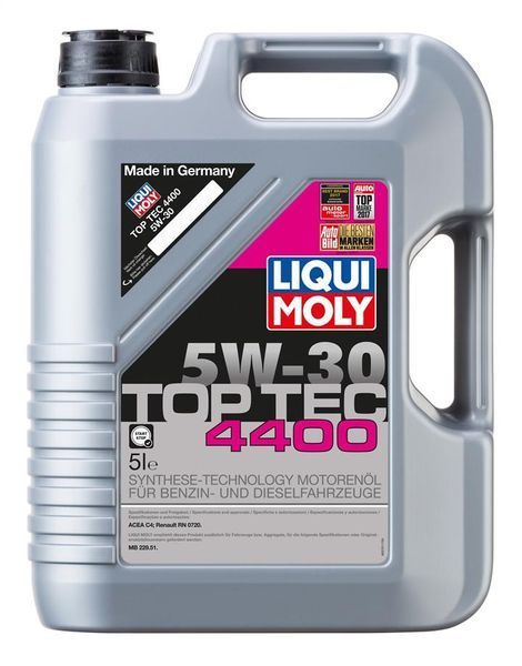 Liqui Moly Top Tec 4400 5W-30 5 л, (2322) моторна олива фото