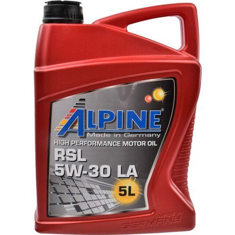 Alpine RSL LA 5W-30 5 л, (100302) моторна олива фото