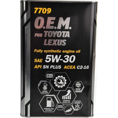 Mannol O.E.M. For Toyota Lexus (Metal) 5W-30 4 л, (MN7709-4ME) моторное масло фото