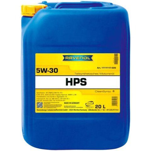 Ravenol HPS 5W-30 20 л, (1111117020) моторное масло фото