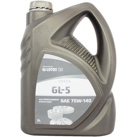 LOTOS GL-5 GL-4 75W-140, 5 л синтетична трансмісійна олива фото