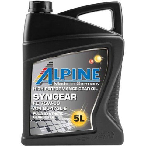 Alpine Syngear GL-4/5 75W-80, 5 л (15855) синтетична трансмісійна олива фото