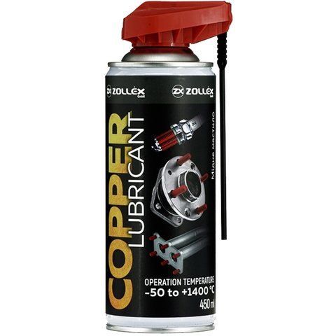 Zollex Cooper Lubricant Spray, 450 мл (15102) мідне мастило фото