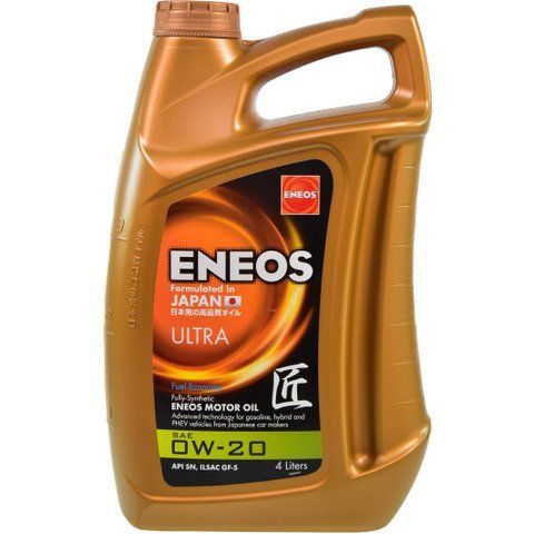 Eneos Ultra 0W-20 4 л, (eu0021301n) моторна олива фото