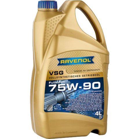 Ravenol VSG GL-4 / 5 75W-90, 4 л (1221101004) синтетическое трансмиссионное масло фото