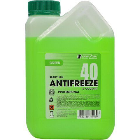 Готовий антифриз KAMA OIL G11 зелений -24 &deg;C фото