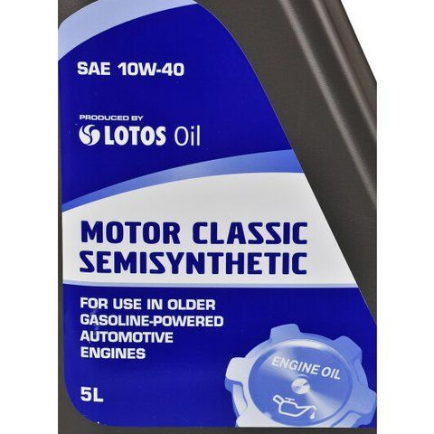 LOTOS Motor Classic Semisyntic 10W-40 5 л, моторна олива фото