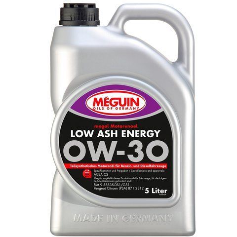 Meguin Motorenoel Low Ash Energy 0W-30, 5 л (33064) моторна олива фото