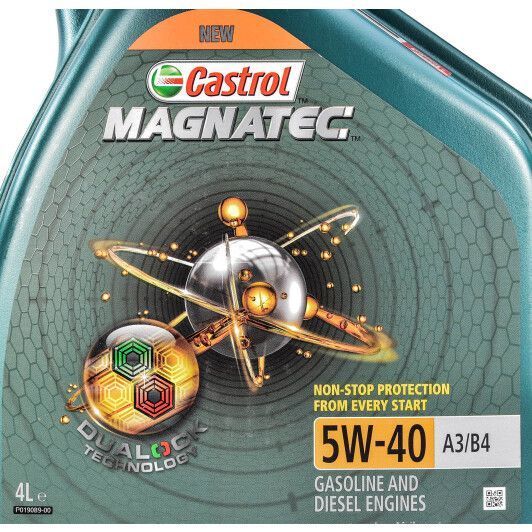 Castrol Magnatec A3/B4 5W-40 4 л, (156E9E) моторное масло фото