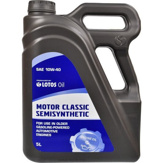 LOTOS Motor Classic Semisyntic 10W-40 5 л, моторное масло фото