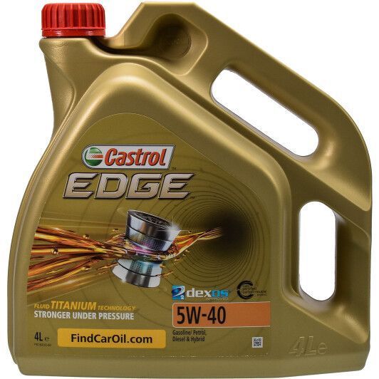 Castrol EDGE Titanium FST 5W-40, 4 л (1535F3) моторное масло фото