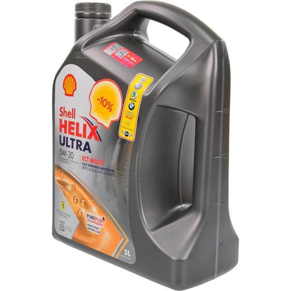 Shell Helix Ultra ECT MULTI 5W-30, 5 л (550058158) моторна олива фото