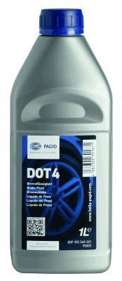 Hella Pagid DOT 4, 1 л (8DF355360021) гальмівна рідина фото