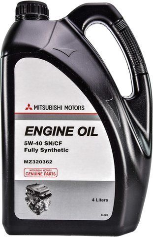 Mitsubishi Engine Oil SN/CF 5W-40 4 л, (MZ320362) моторна олива фото