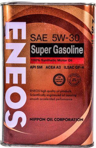 Eneos Super Gasoline SM 5W-30 1 л, моторна олива фото