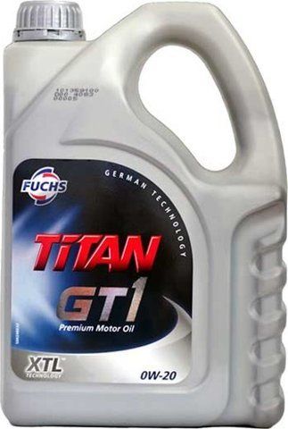 Fuchs Titan Gt1 0W-20 4 л, моторна олива фото