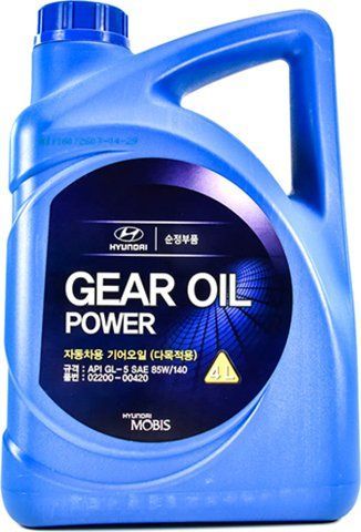 Hyundai Gear Oil Power GL-5 85W-140, 4 л (0220000420) мінеральна трансмісійна олива фото