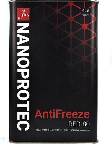 Концентрат антифризу Nanoprotec червоний, 4 л (np6201504) фото