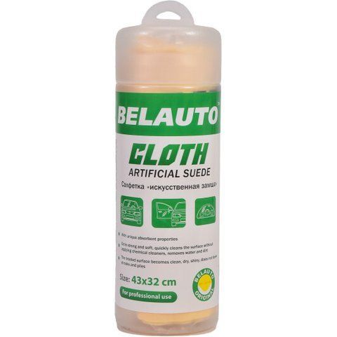 Салфетка BELAUTO PVA CA14 искусственная замша 43x32 фото