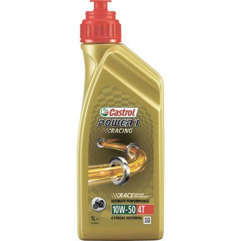 Моторное масло 4T Castrol Power 1 Racing 10W-50 синтетическое, 1 л фото