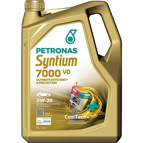 Petronas Syntium 7000 VO 0W-20, 5 л (70721M12EU) моторное масло фото