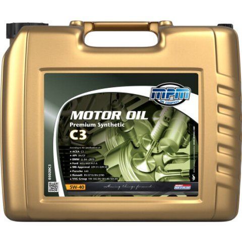 MPM Premium Synthetic C3 5W-40 20 л, (05020C3) моторное масло фото