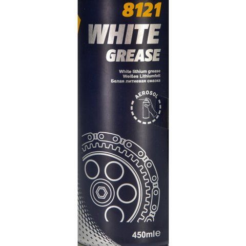 Mannol White Grease, 450 мл (8121) багатофункціональне мастило фото