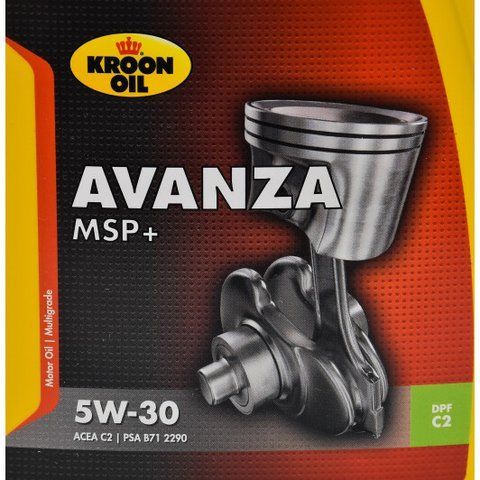 Kroon Oil Avanza MSP+ 5W-30 1 л, (36702) моторное масло фото