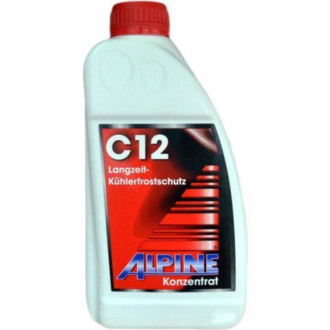 Alpine G12 красный, 1 л (11851) концентрат антифриза фото