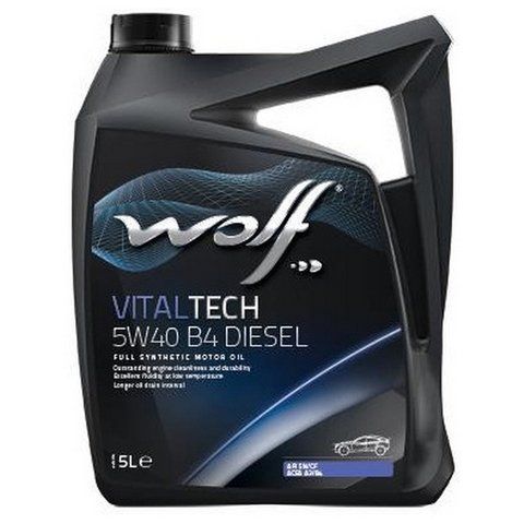 Wolf Vitaltech B4 Diesel 5W-40, 5 л (1042635) моторное масло фото