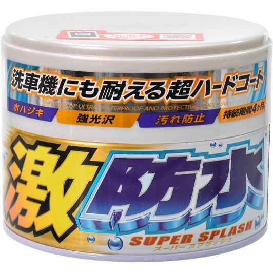 Кольоровий поліроль для кузова SOFT99 білий Water Block Wax for White фото