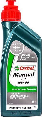Castrol Manual EP GL-4 80W-90, 1 л (154f6d) минеральное трансмиссионное масло фото