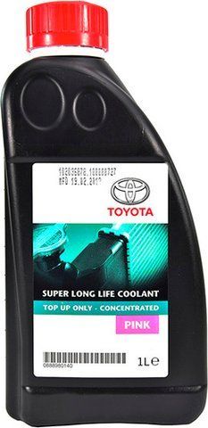 Toyota Super Long Life Coolant розовый, 1 л (0888980140) готовый антифриз фото