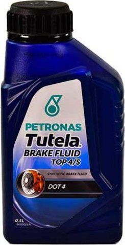 Petronas Tutela Brake Fluid Top 4/S DOT 4, 0,5 л (15961719) гальмівна рідина пластикова тара фото
