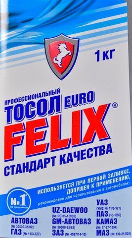 Готовий антифриз Felix 35 Euro синій -35 &deg;C фото