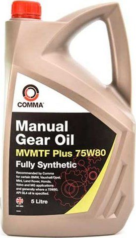 Comma Manual Gear Oil MVMTF Plus GL-4 75W-80, 5 л (MVP75805L) синтетична трансмісійна олива фото