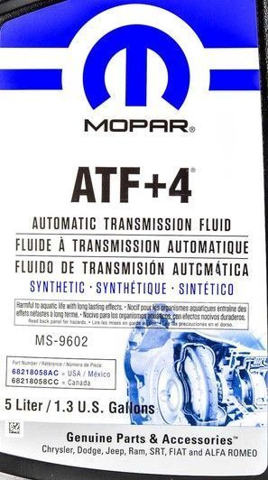 Mopar ATF +4, 5 л синтетична трансмісійна олива фото