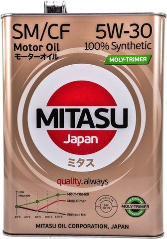 Mitasu Motor Oil SM 5W-30 4 л, (MJ-111-4) моторна олива фото