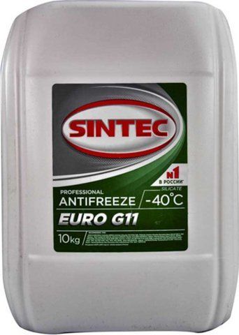 Готовый антифриз Sintec EURO G11 зеленый -40 &deg;C фото