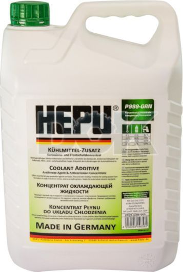 Hepu G11 зеленый, 5 л (P999GRN005) концентрат антифриза фото