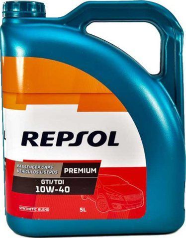 Repsol Premium GTI/TDI 10W-40 5 л, (rp080x55) моторна олива фото