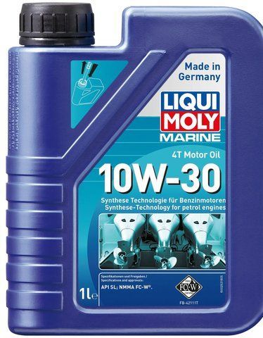 Liqui Moly Marine 10W-30, 1 л (25022) моторное масло 4T фото
