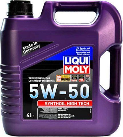Liqui Moly Synthoil High Tech 5W-50 4 л, (9067) моторное масло фото