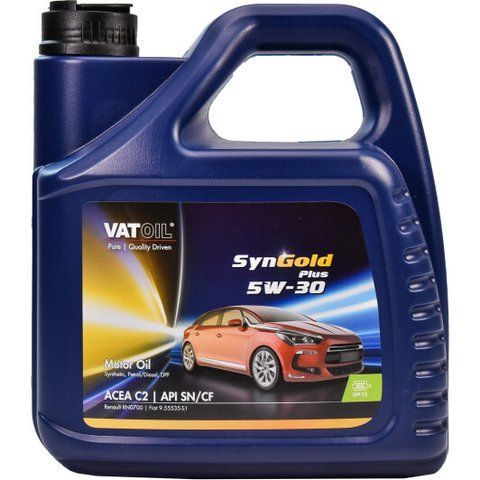 Vatoil SynGold Plus 5W-30 4 л, (50019) моторна олива фото